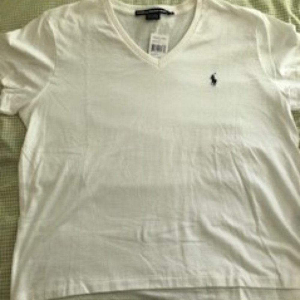Ralph Lauren sport, White, XL NWT